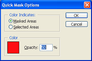 quick mask options